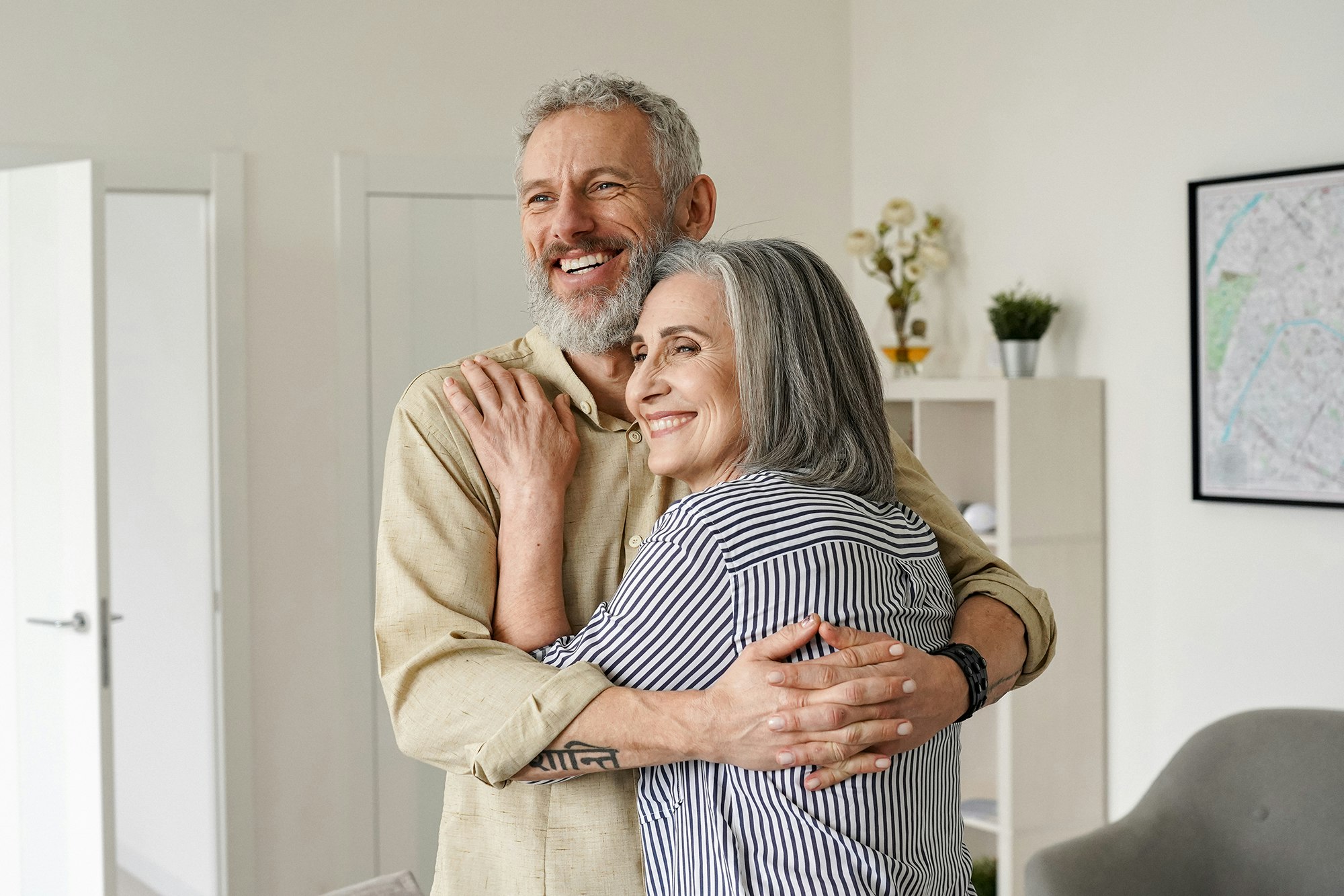 smiling couple